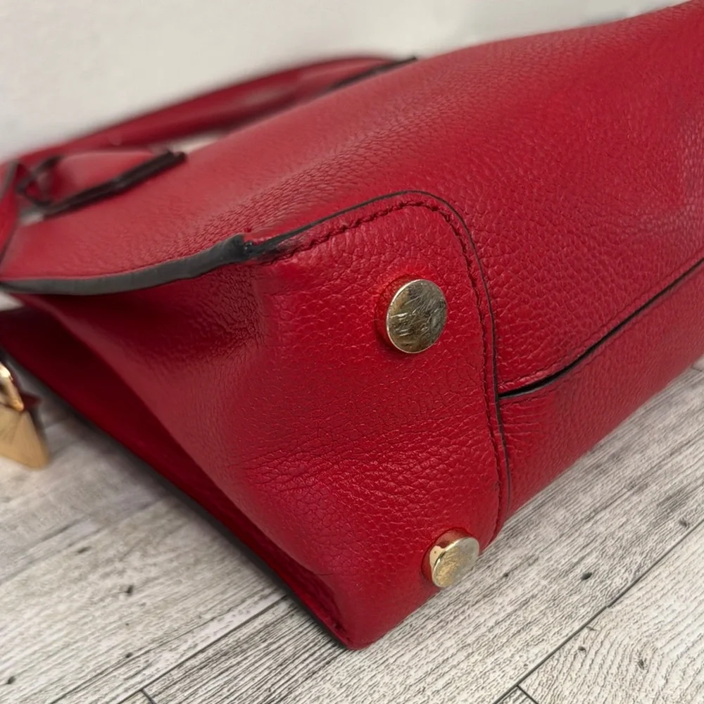 Michael Kors Red Mercer Satchel